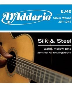 CORDIERA PER CHITARRA ACUSTICA D'ADDARIO EJ40 SILVER WOUND