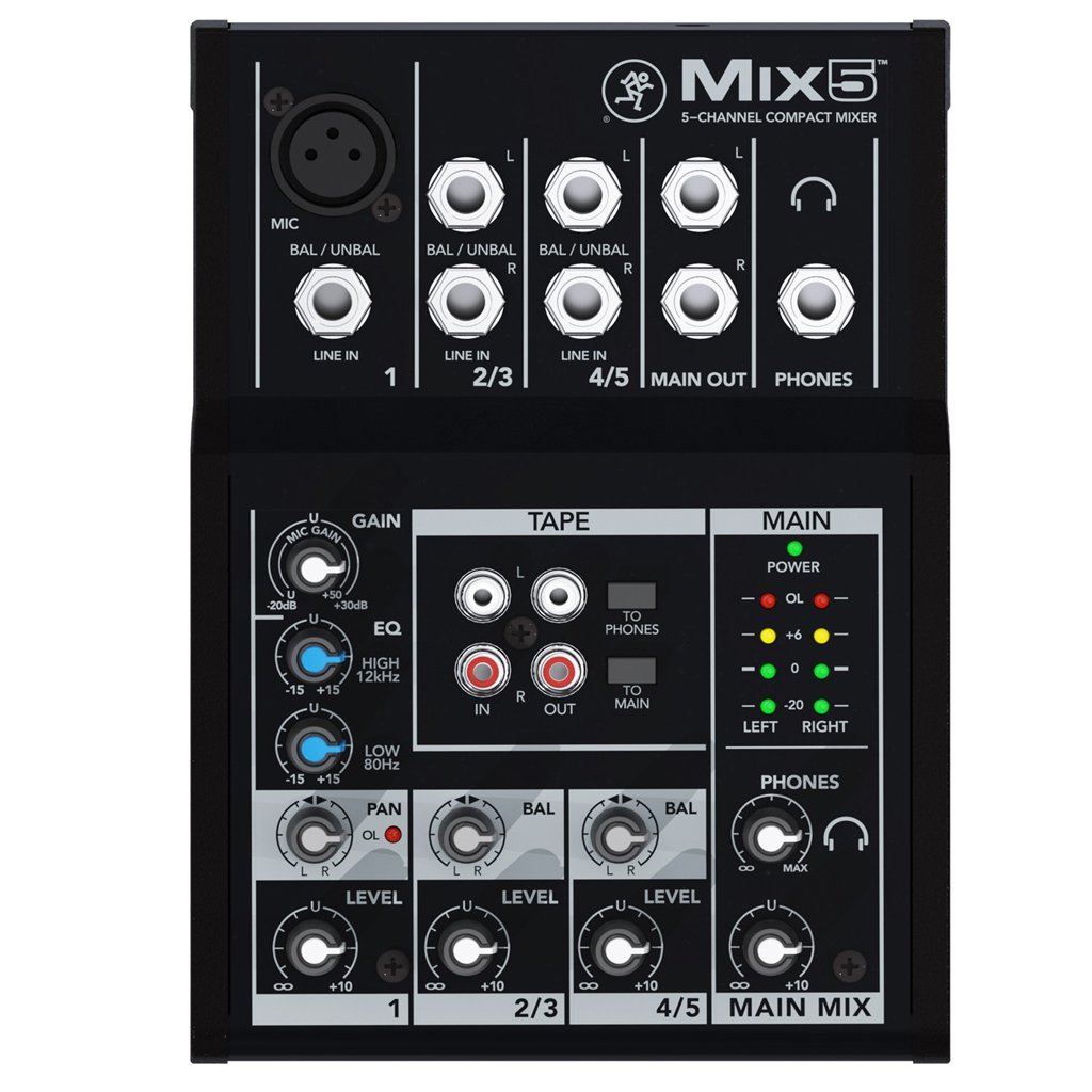 MIXER ANALOGICO MACKIE MIX5