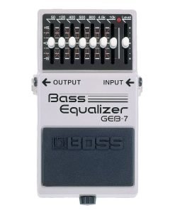PEDALE EFFETTO PER BASSO BOSS GEB7 EQUALIZZATORE GRAFICO A 7 BANDE