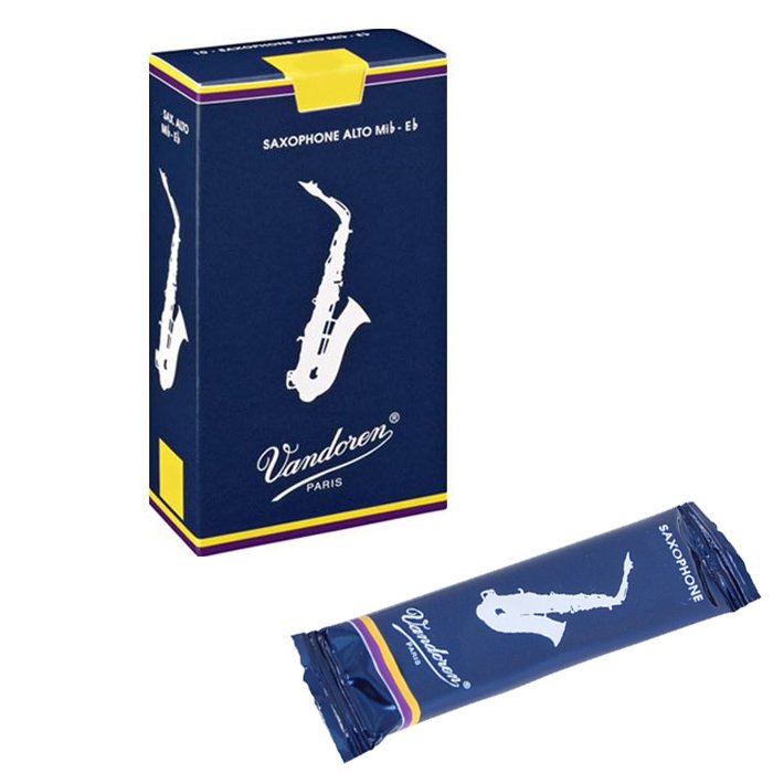ANCIA PER SAXOFONO ALTO CONTRALTO MIb VANDOREN TRADITIONAL (VARIE MISURE)