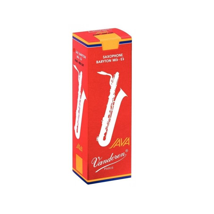ANCIA PER SAXOFONO BARITONO MIb VANDOREN JAVA "FILED - RED CUT" (VARIE MISURE)