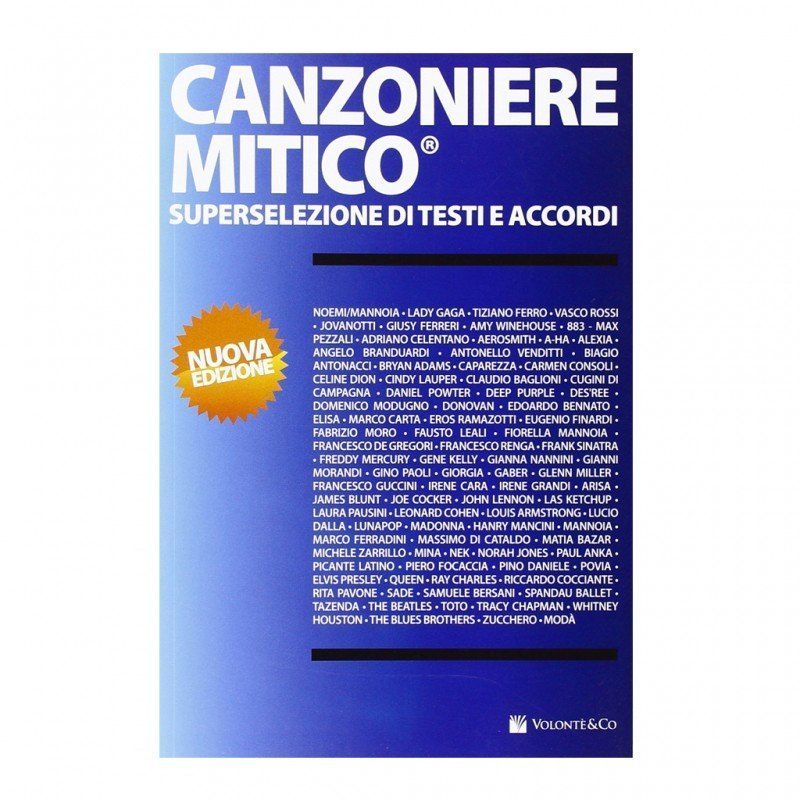LIBRO Canzoniere Mitico