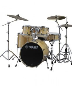 BATTERIA ACUSTICA YAMAHA STAGE CUSTOM BIRCH NATURAL WOOD(  hardware incluso )