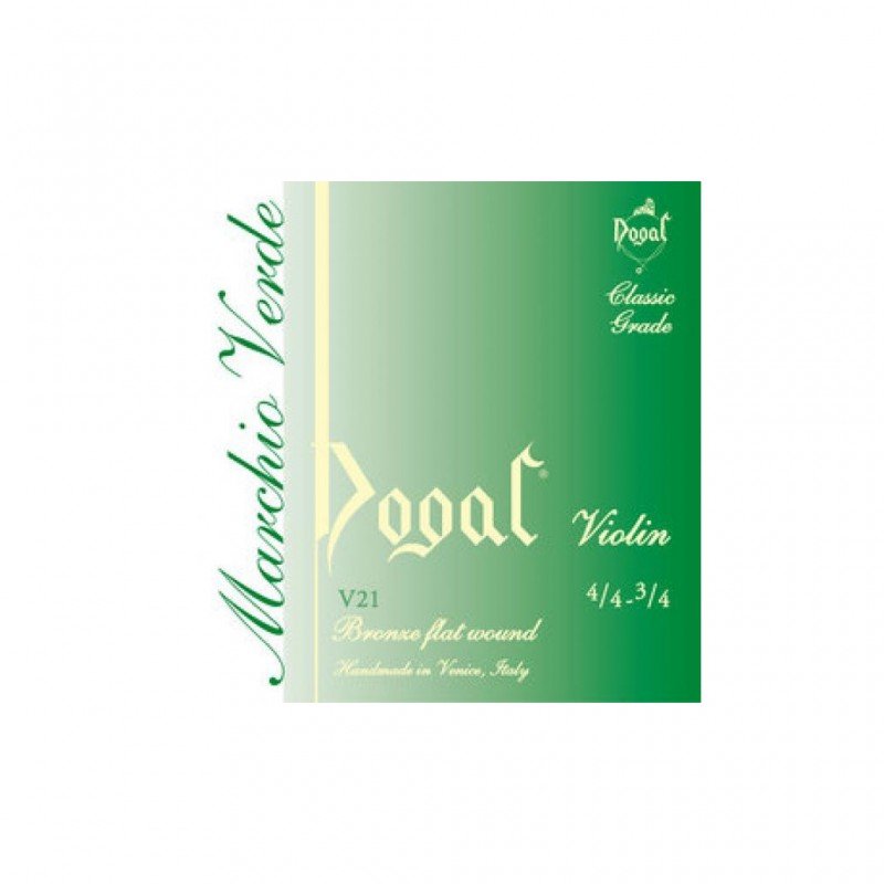 CORDIERA PER VIOLINO DOGAL V21 SERIE VERDE VL 4/4 - 3/4