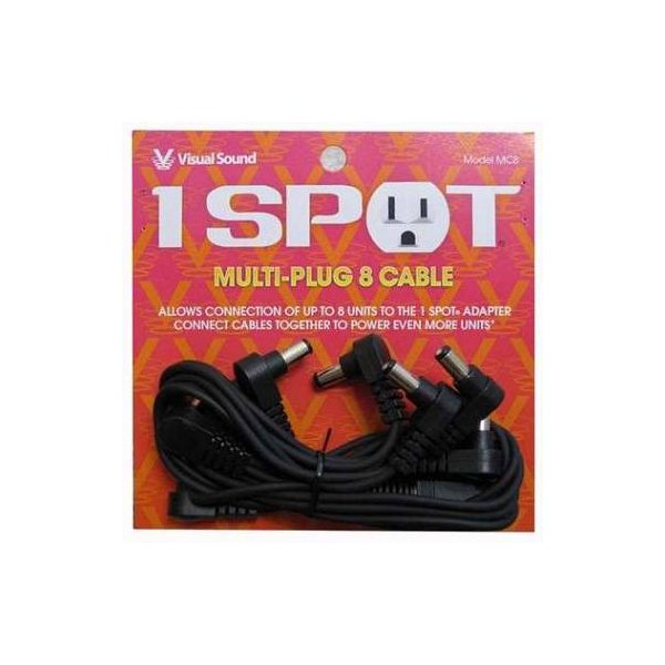 CAVO ALIMENTATORE PRESA MULTIPLA A 8 PIN TRUETONE VISUAL SOUND 1 SPOT