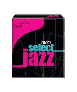 ANCIA PER SAX SOPRANO RICO-D'ADDARIO SELECT JAZZ FILED CON TAGLIO (VARIE MISURE)