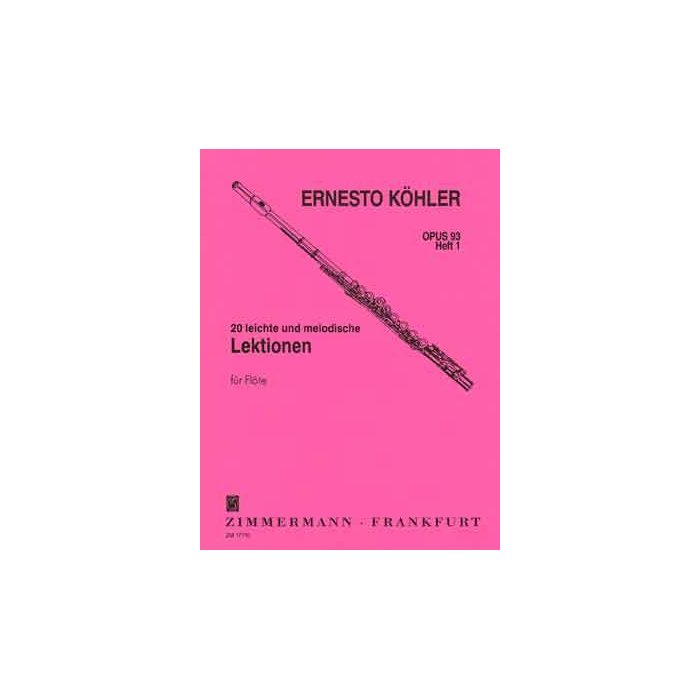 LIBRO Lektionen (20) 1 Op.93 Di E. Kohler