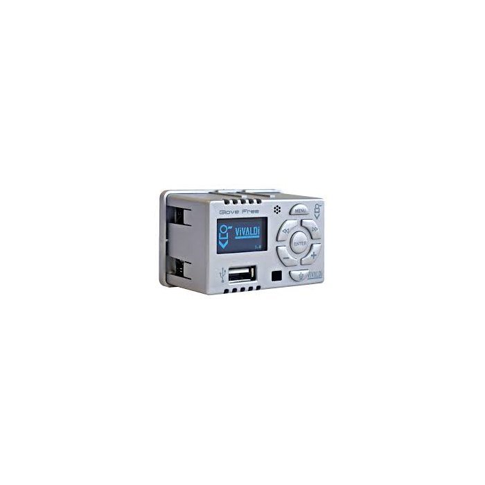 COMANDO DI ZONA RADIO / LETTORE USB / MICROFONO VIVALDI GIOVE FREE.BT.S BLUETOOTH SILVER