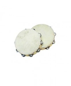 TAMBURELLO CON PIATTELLI E PELLE NATURALE PEACE RH-2  1218 30cm