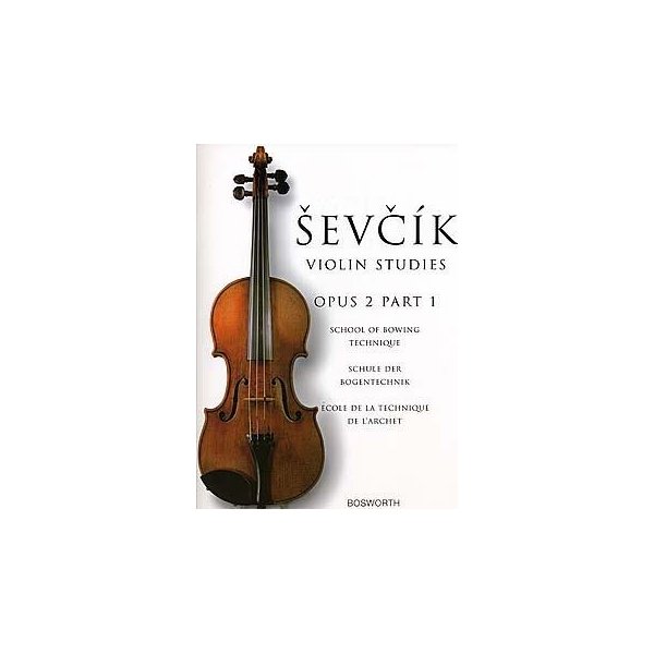 LIBRO School Of Bowing Technique Opus 2 Part 1 Di Otakar Sevcik