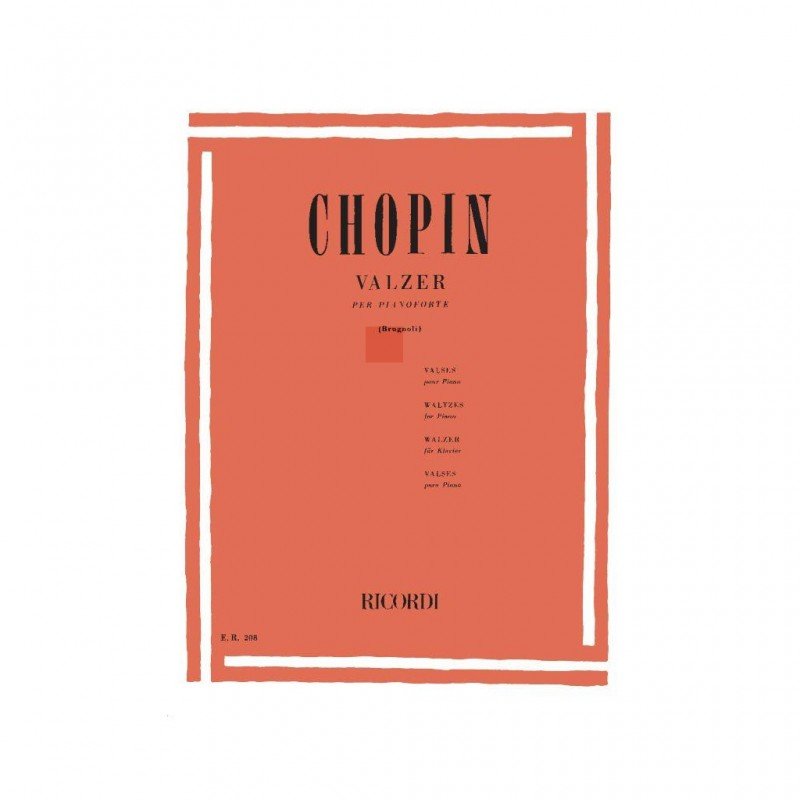 LIBRO Chopin Valzer Edizione didattico-critico-comparativa Di Attilio Brugnoli