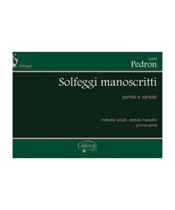 LIBRO Solfeggi Manoscritti Vol. 2 Di C. Pedron