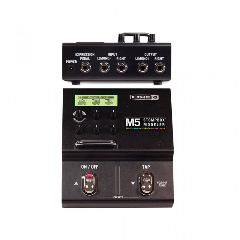PEDALIERA MULTIEFFETTO MIDI PER CHITARRA LINE6 M5 STOMPBOX