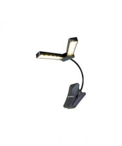 LUCE LAMPADA DA LEGGIO A LED CON 2 BRACCI FLESSIBILI SPLIT BAR LED ROLAND LCL40