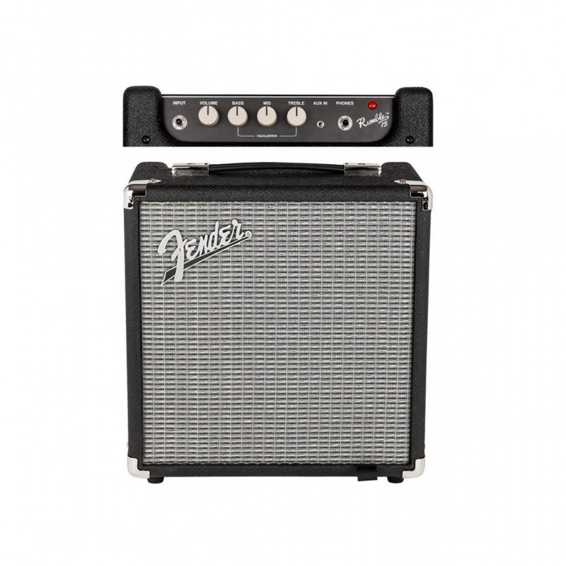 amplificatore per per basso elettrico fender rumble 15
