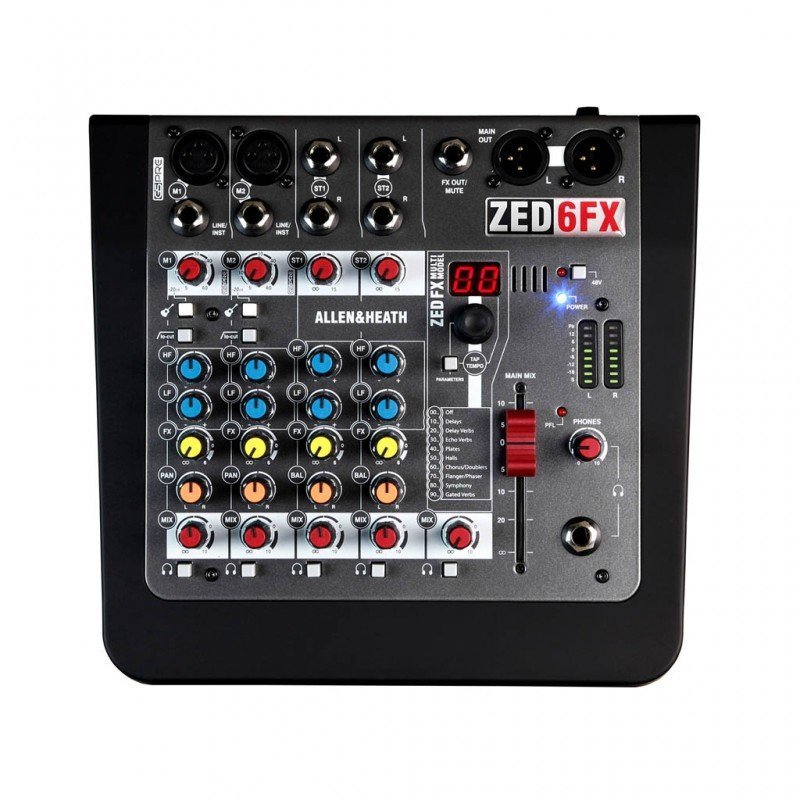 MIXER ANALOGICO ALLEN & HEATH ZED 6FX