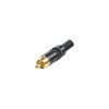 CONNETTORE SPINA RCA MASCHIO PROEL REAN NYS3730 NERO