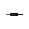 CONNETTORE MINI JACK 3,5 PROFESSIONALE STEREO QUIKLOK G118 BK