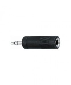 ADATTATORE STEREO MINI JACK 3,5 STEREO / MINI JACK 6,3 MM QUIKLOK AD16