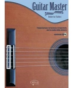 LIBRO Guitar Master con CD Di Roberto Fabbri