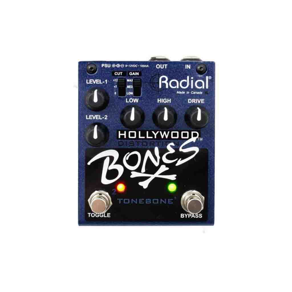 PEDALE EFFETTO PER CHITARRA RADIAL TONEBONE HOLLYWOOD DISTORTION