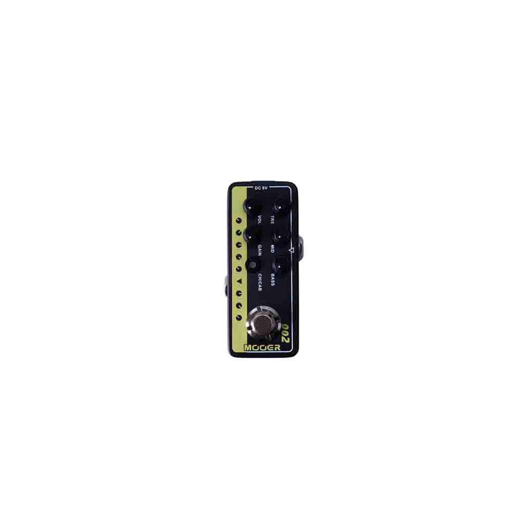 PEDALE EFFETTO PREAMPLIFICATORE PER CHITARRA MOOER 002 UK GOLD 900