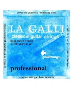 CORDIERA PER CHITARRA CLASSICA GALLI STRINGS HARD TENSION LG40