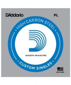CORDA SINGOLA PER CHITARRA ELETTRICA D'ADDARIO PLAIN STEEL (VARIE MISURE)