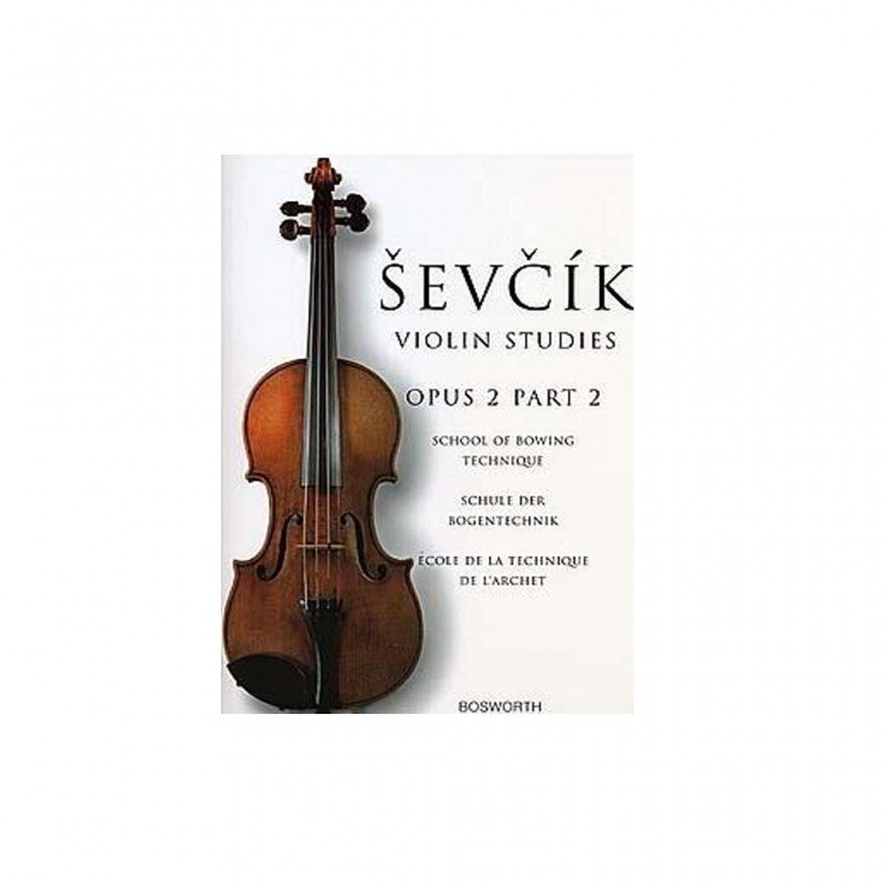 LIBRO School Of Bowing Technique Opus 2 Part 2 Di Otakar Sevcik