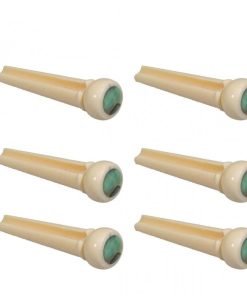 SET PIROLI PER PONTE CHITARRA ACUSTICA SOUNDSATION AVORIO P617P (SET COMPLETO)