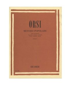 LIBRO Metodo Popolare per Sax ORSI