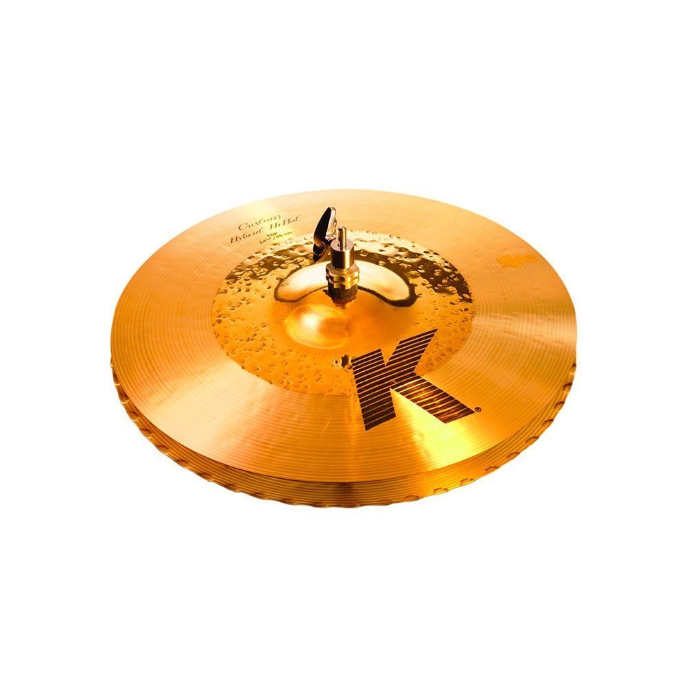 Piatto Hi Hat Zildjian Serie K Custom 14 1/4" Hybrid Hi-hat (K1224)