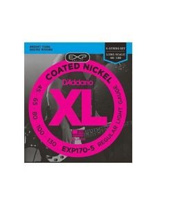CORDIERA PER BASSO ELETTRICO 5 CORDE D'ADDARIO EXP170-5