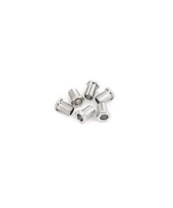 MECCANICHE FENDER Tuning Machine Bushings - American Deluxe/American Series Guitars, Chrome (6)