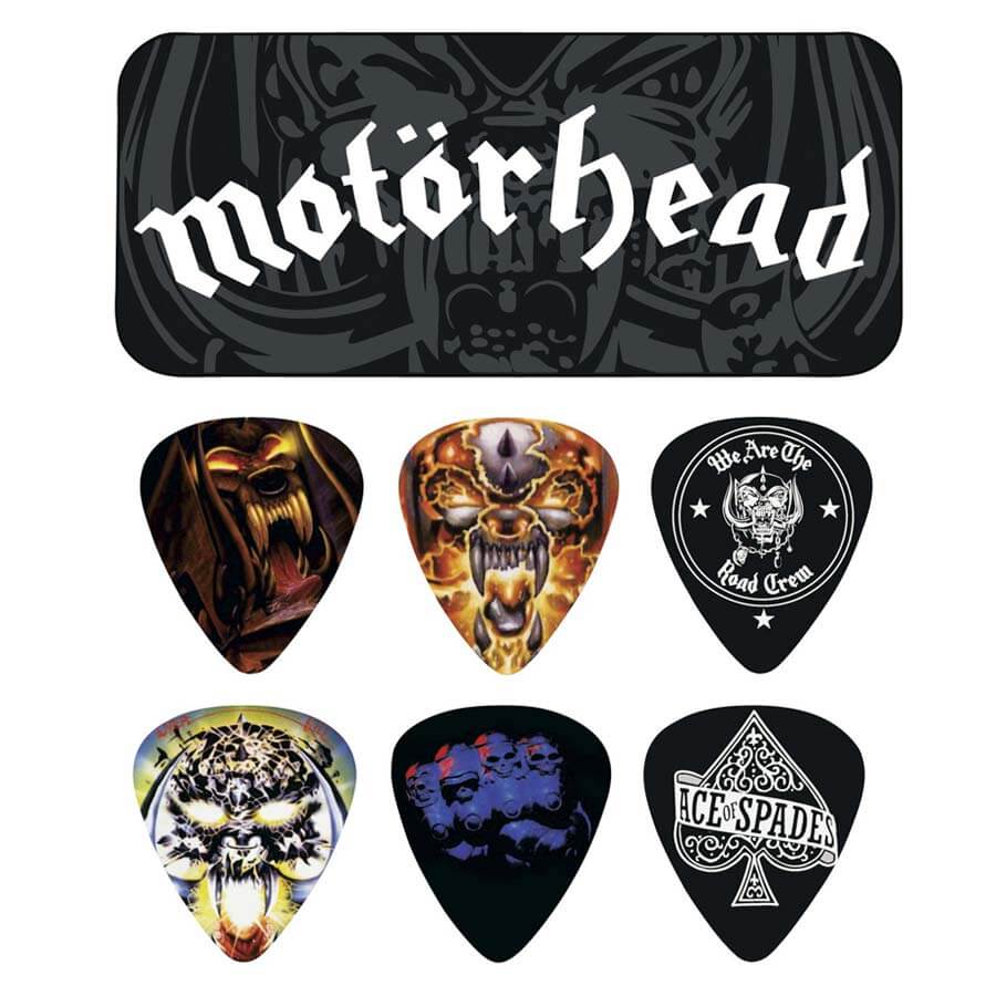 BOX IN METALLO 6 PLETTRI DUNLOP MOTÖRHEAD ALBUM MHPT03 0.73