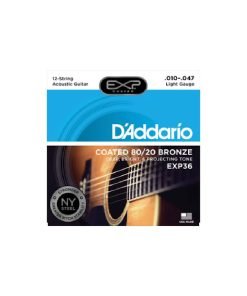 CORDIERA PER CHITARRA ACUSTICA D'ADDARIO EXP36  BRONZE 12 CORDE