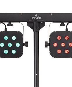 Alternative view of KIT LUCI SOUNDSATION 4LEDKIT-DJ 4* 7PCS 3W RGB LED