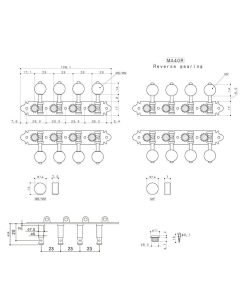 Alternative view of MECCANICHE PER MANDOLINO GOTOH MA40-MP-GG
