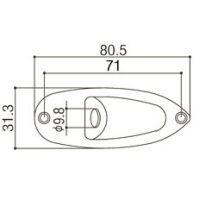 Alternative view of PIASTRA  CROMATA JCS-1C CHITARRA INNESTO JACK