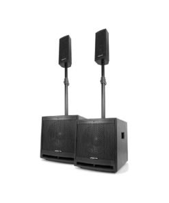 SISTEMA COMPLETO DIFFUSORI AMPLIFICATI VONYX VX1000BT 2+2 Sound System