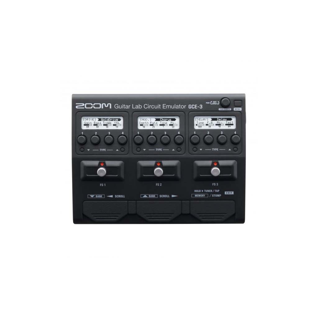 PROCESSORE DI EFFETTI PER CHITARRA CON INTERFACCIA USB 2.0 ZOOM GCE-3