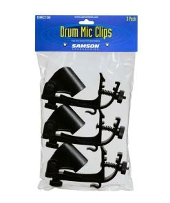 PINZA MICROFONICA SAMSON DMC100 Clip per Microfono Batteria - 3 pezzi