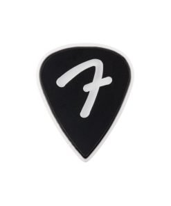 PLETTRI FENDER F Grip 351 Picks, Black, 3 Pack