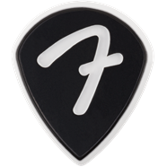 PLETTRI FENDER F Grip 551 Picks, Black, 3 Pack
