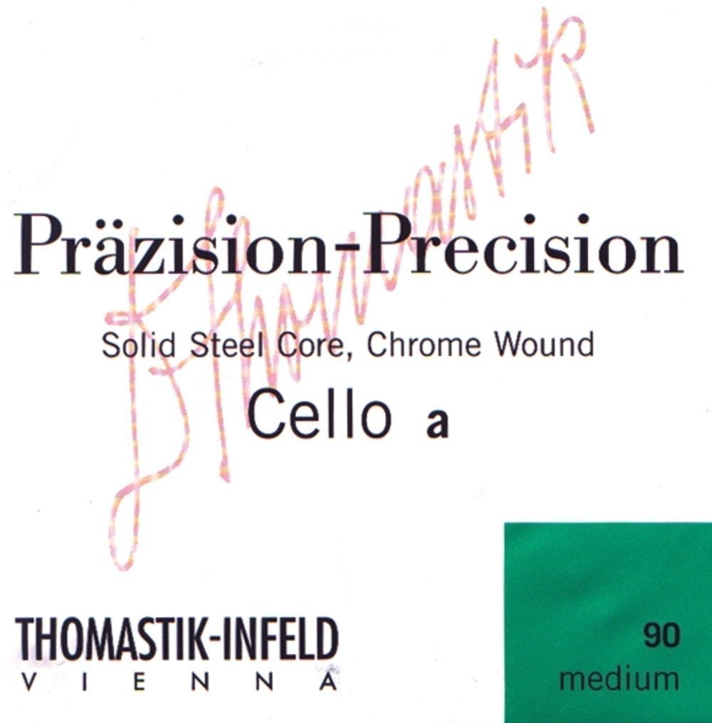 CORDA Thomastik corde per cello Präzision Stahl Vollkern Thomastik LA 3/4 641650