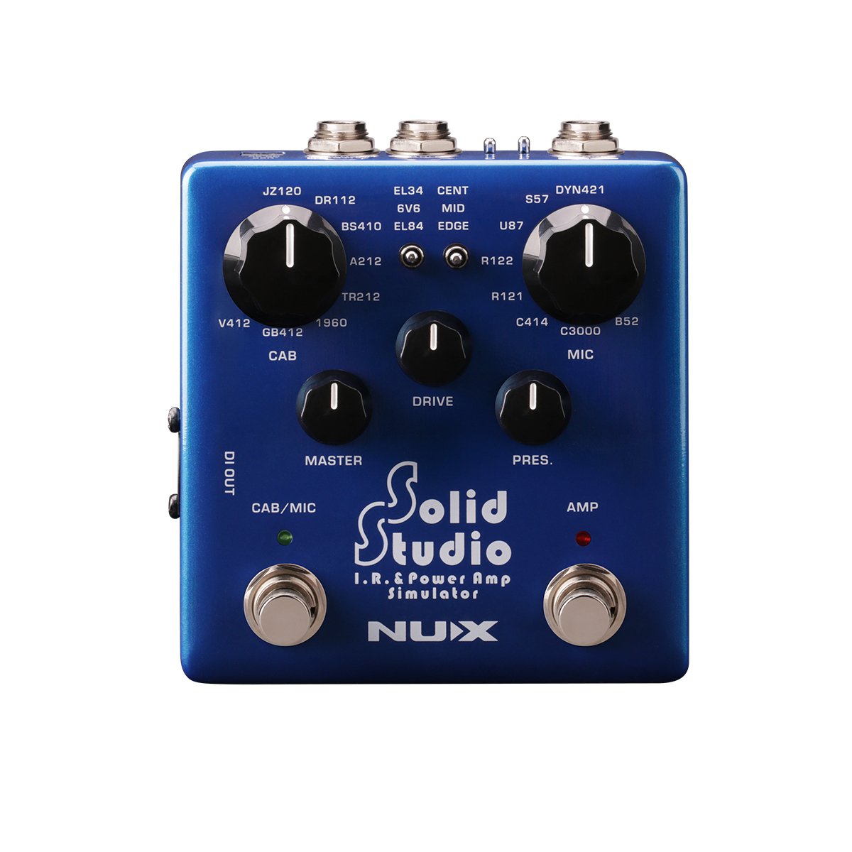 PEDALE EFFETTO STOMPBOX NUX NSS-5 SOLID STUDIO (IR & POWER AMP SIMULATOR)