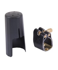 Legatura e Copribocchino Sax Alto  Evasion in Vera Pelle HEROUARD & BENARD HB LSALE