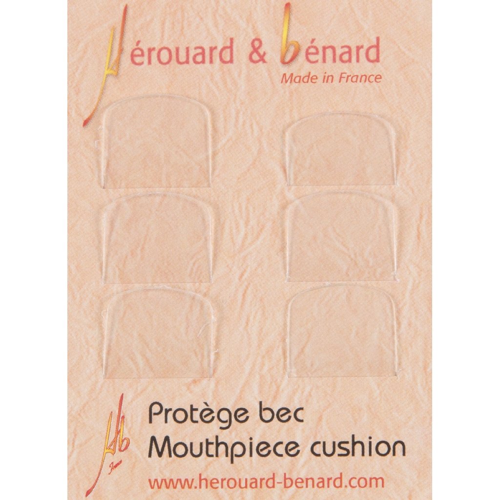 SALVA BOCCHINO Confezione da 6 pz 0,35 mm Trasparente Small HEROUARD & BENARD HB PBTS