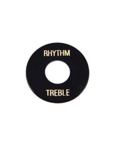 COVER PLACCA PER SWITCH GIBSON  Switchwasher Black / Gold Imprint PRWA-010