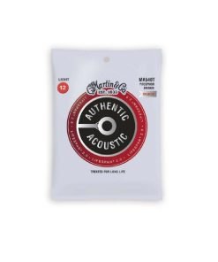 CORDIERA PER CHITARRA ACUSTICA MARTIN MA540T Authentic Lifespan 2.0 Light Phosphor Bronze